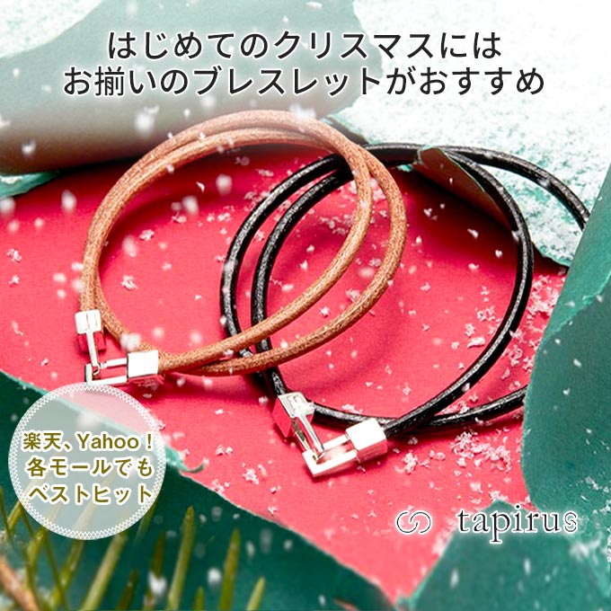TAPIRUS ジェイウェル限定 レザーペアブレスレット
