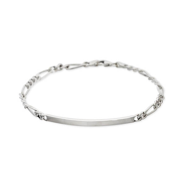 SATURNO メンズ シルバーチェーンブレスレット B01111-20
