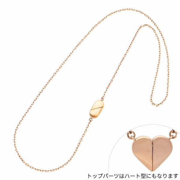 Sweet Rose レディース ステンレスネックレス STN002-PK