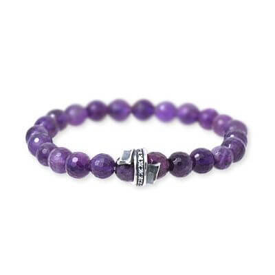 Fatima Design メンズ ストーンブレスレット FDSB011