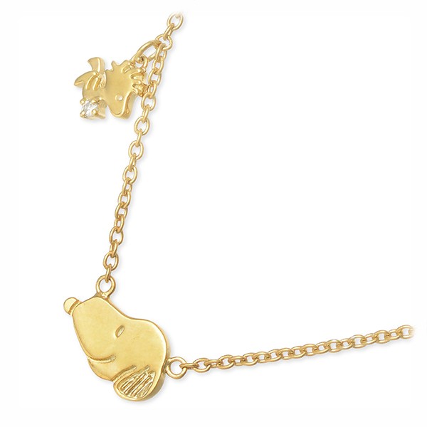 スヌーピー (SNOOPY) レディース シルバーネックレス KNIA0001
