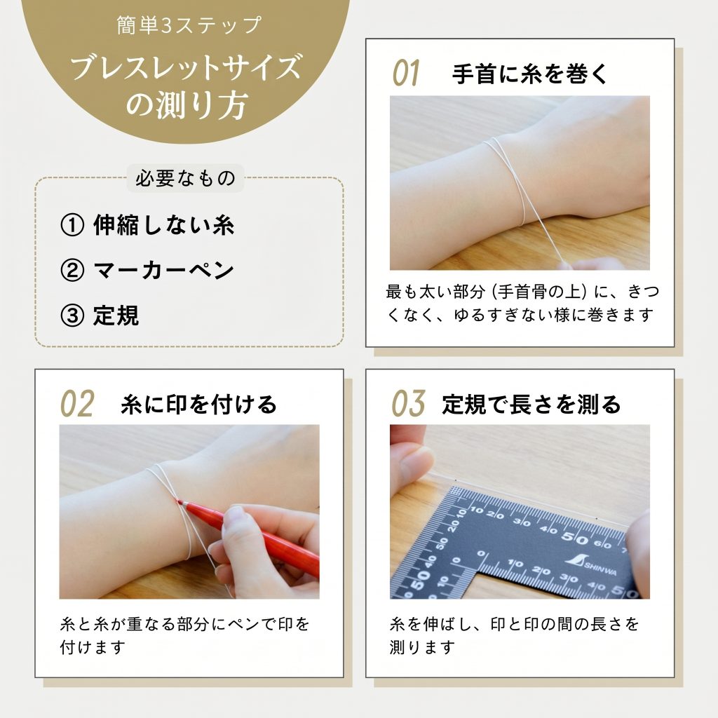 手首の測り方