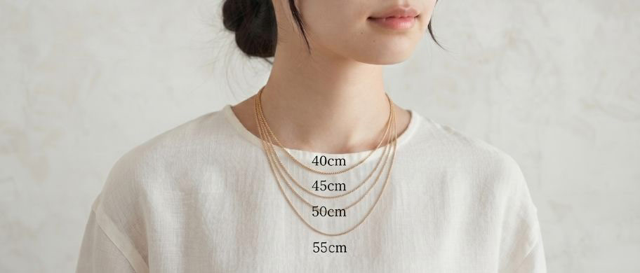 【女性向け】ネックレスの長さと見え方の違い