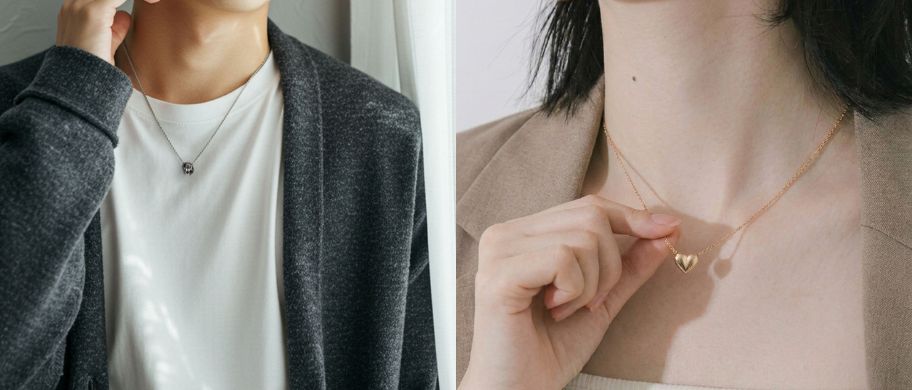 ネックレスの長さの選び方｜男女で違う“ちょうどいい”基準とは