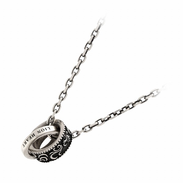 LION HEART メンズ シルバーネックレス 1NE293A0SV