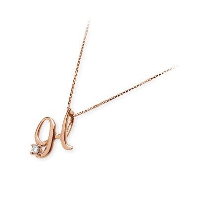  me. ピンクゴールドネックレス 65-4167