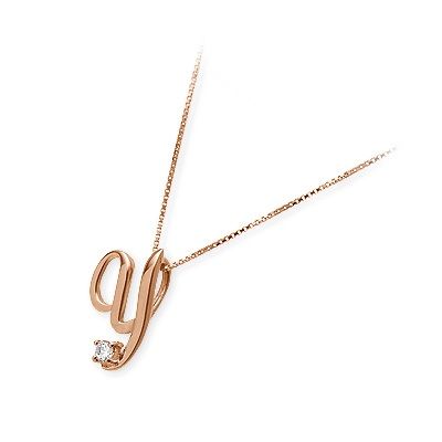  me. ピンクゴールドネックレス 65-4177