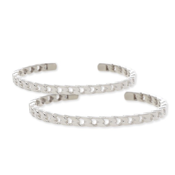 SATURNO シルバーペアバングル BR16-P