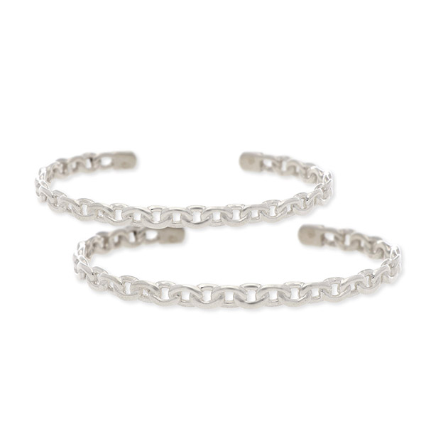 SATURNO シルバーペアバングル BR17-P