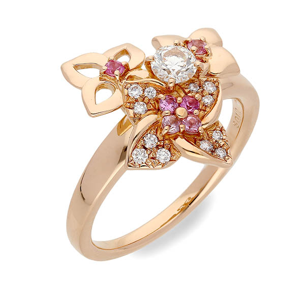 Lumineve Jewelry ピンクゴールドリング CDFR8695