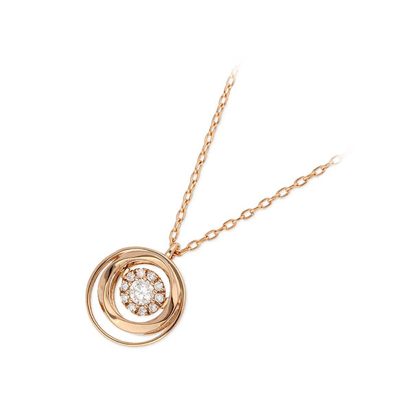 Lumineve Jewelry ピンクゴールドネックレス CDPC6766
