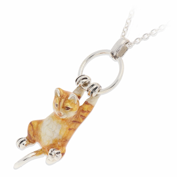 SATURNO シルバーネックレス CS164BR-FL50-60