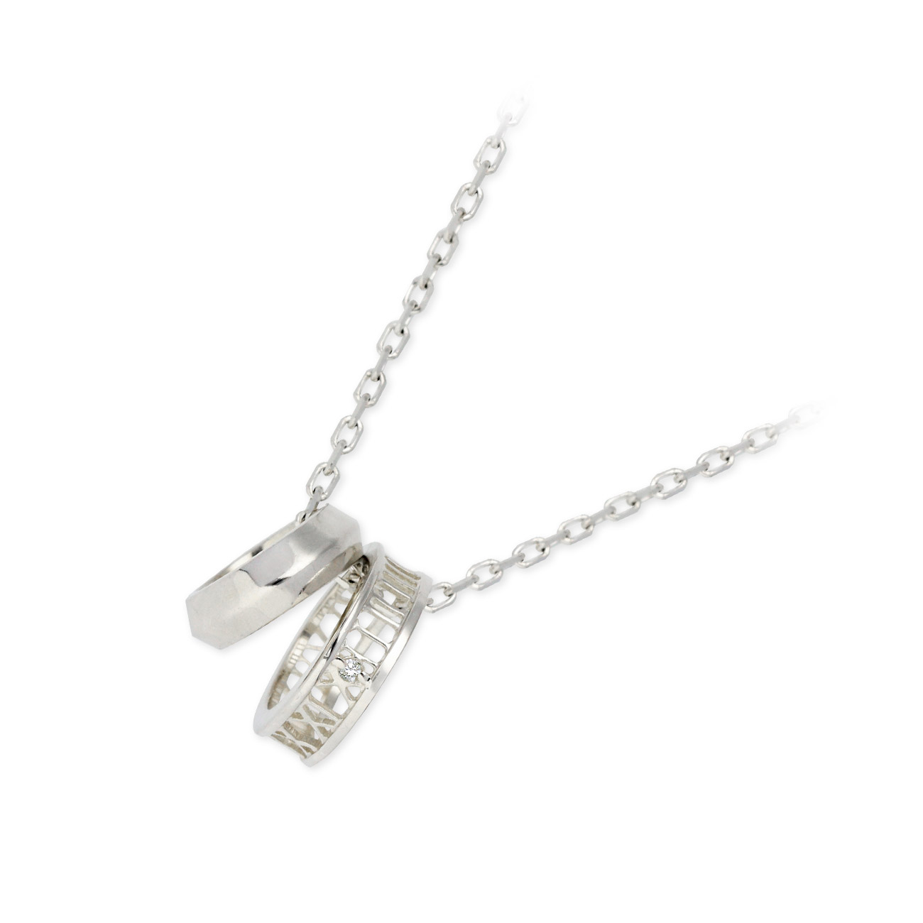 THE KISS シルバーネックレス DI-SN716-50