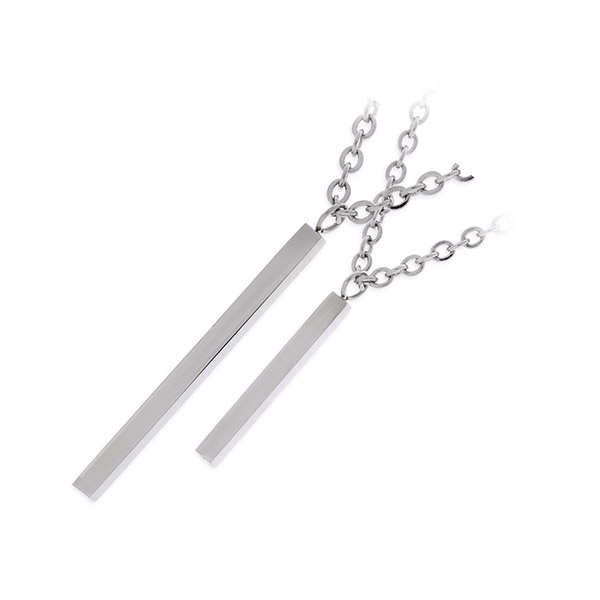 Disc ステンレスペアネックレス DISC-NEC-PAIR