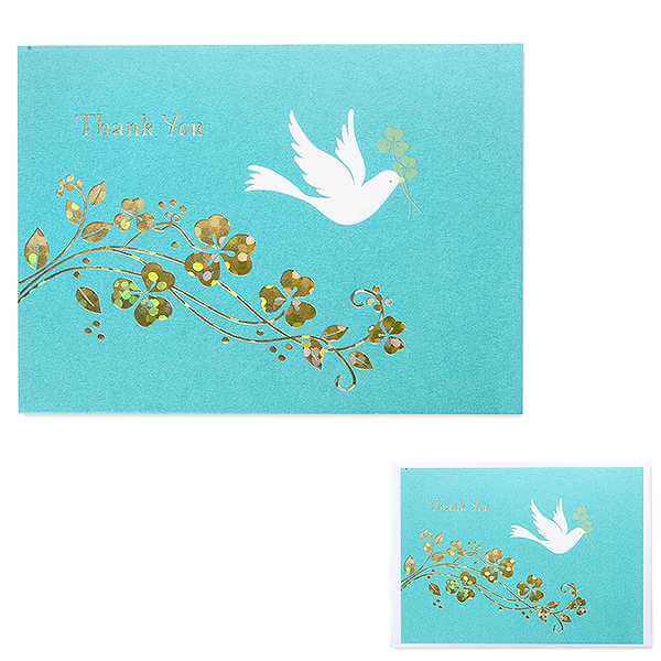 Hallmark 感謝(鳥とクローバー) EAP-541-583