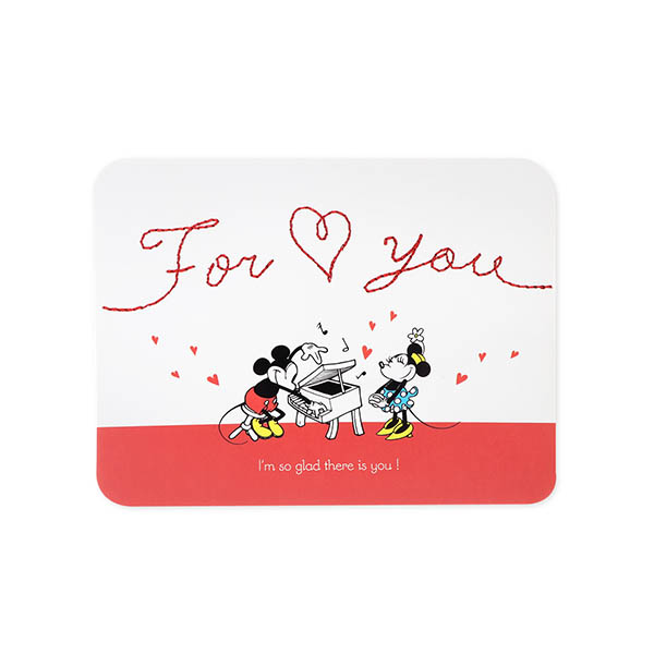 Hallmark 多目的(ミッキー&ミニー・刺繍ハート)