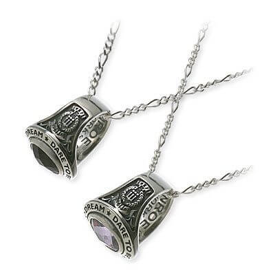 Dr MONROE シルバーペアネックレス FC-216-BKCZ-FC-216-PUCZ