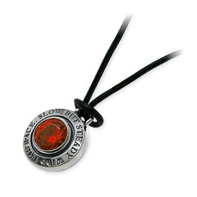 Dr MONROE レザーネックレス FC-229-SV-BK-RD