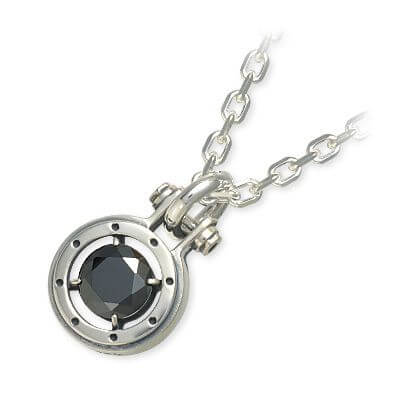 Dr MONROE シルバーネックレス FC-257-SV-BKCZ