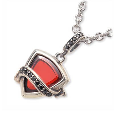  Fatima Design シルバーネックレス FDP001RED