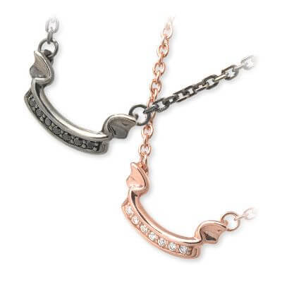  Fatima Design ペアシルバーネックレス FDP006BK-FDP006PG