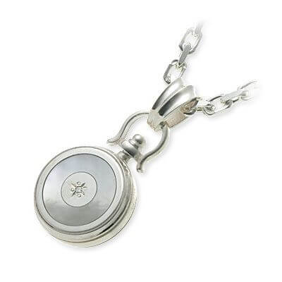 AQUA FORTIS シルバーネックレス FP-021-DM-WHSHELL-CH-001-50