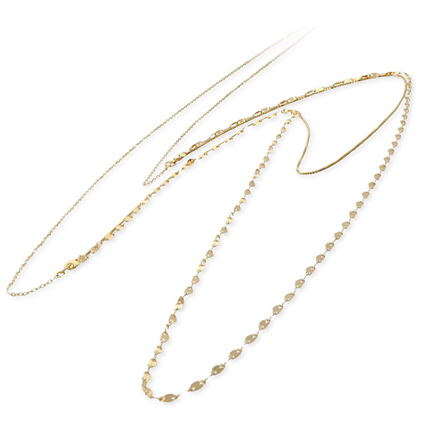 PINKY&DIANNE イエローゴールドネックレス FPCPD80558