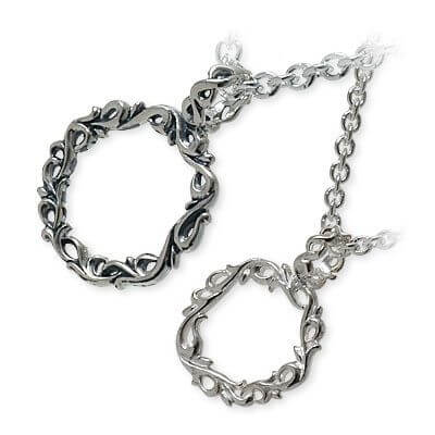 FREE STYLE シルバーペアネックレス FSP862-M-L-P