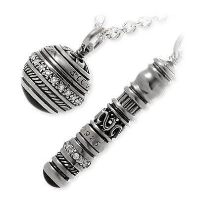 FREE STYLE シルバーペアネックレス FSP866-FSC013-FSP865-FSC012