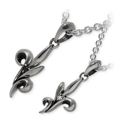 FREE STYLE シルバーペアネックレス FSP879-M-L-P