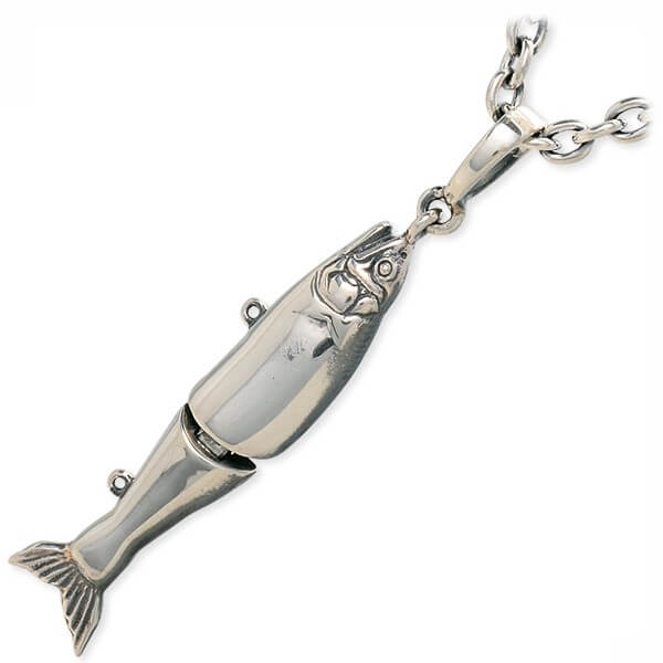プエルタデルソル ガンクラフト jt001 ペンダント PUERTA DEL SOL×GUN CRAFT ジョインテッドクロー JOINTED  CLAW SILVER 魚 ミノー ルアー 釣り