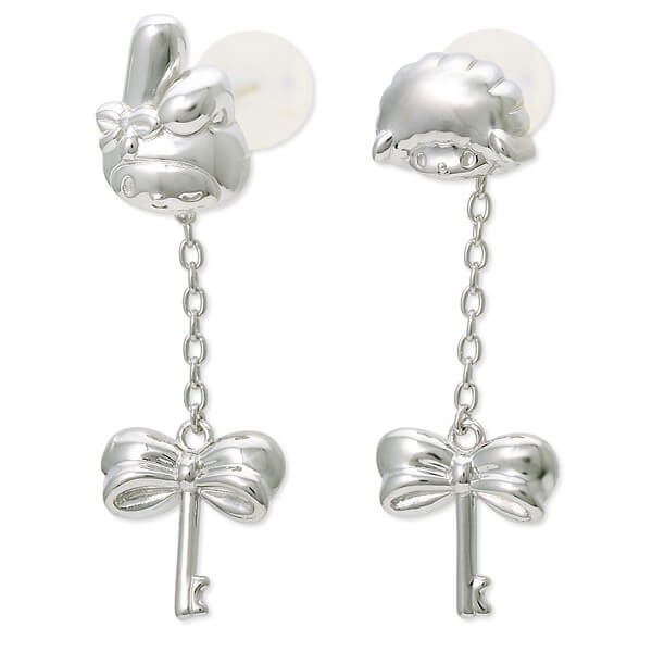 My Melody シルバーピアス