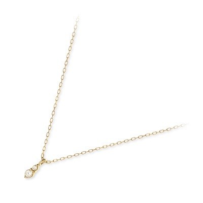 THE KISS イエローゴールドネックレス K-N2201YG