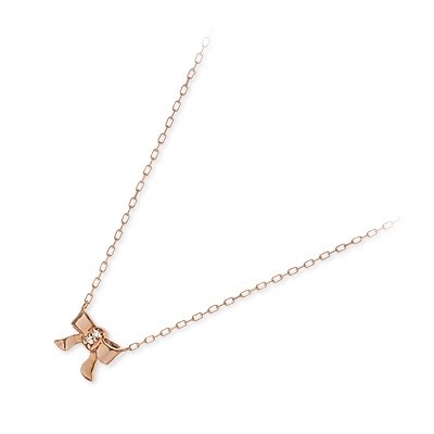 THE KISS ピンクゴールドネックレス K-N2702PG