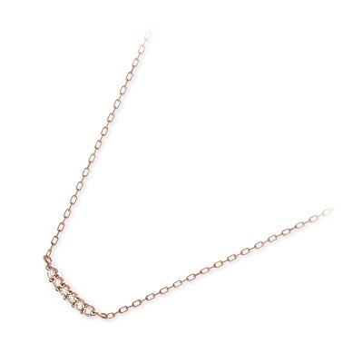 THE KISS ピンクゴールドネックレス K-N2709PG