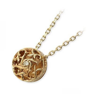 HOLLOOW シルバーネックレス KHP-268GD