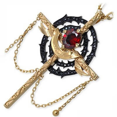 HOLLOOW シルバーネックレス KHP-277GD