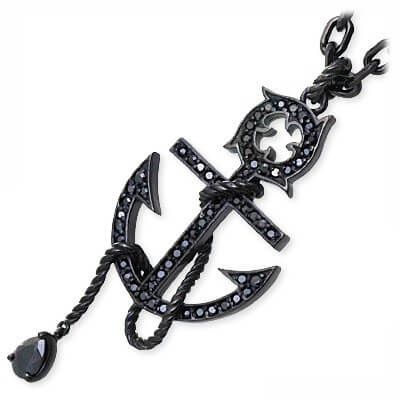 HOLLOOW シルバーネックレス KHP-279BK