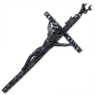 HOLLOOW シルバーネックレス KHP-284BK