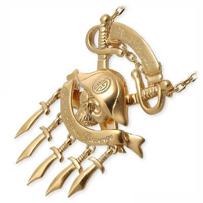 HOLLOOW シルバーネックレス KHP-286GD