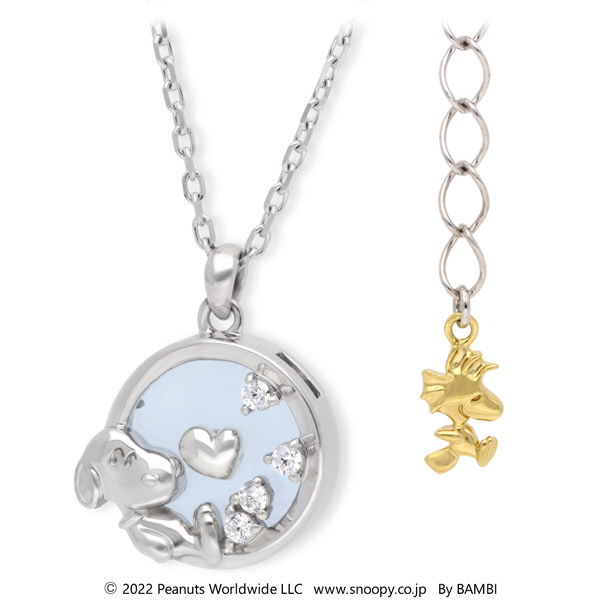 スヌーピー (SNOOPY) シルバーネックレス KLHIK0003