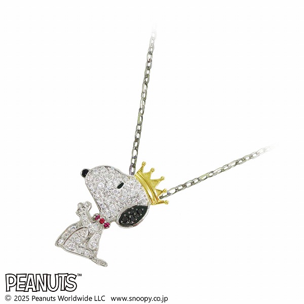 スヌーピー (SNOOPY) プラチナネックレス KLNCA0005