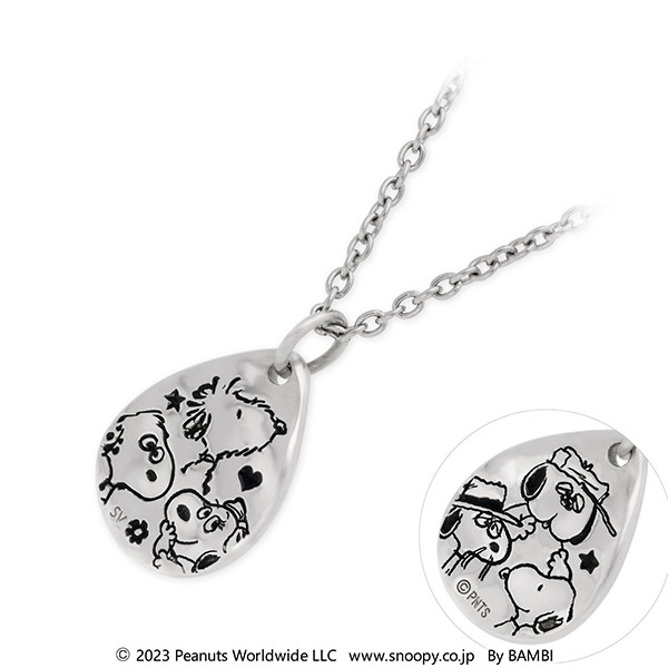 スヌーピー (SNOOPY) シルバーネックレス KLNI20001
