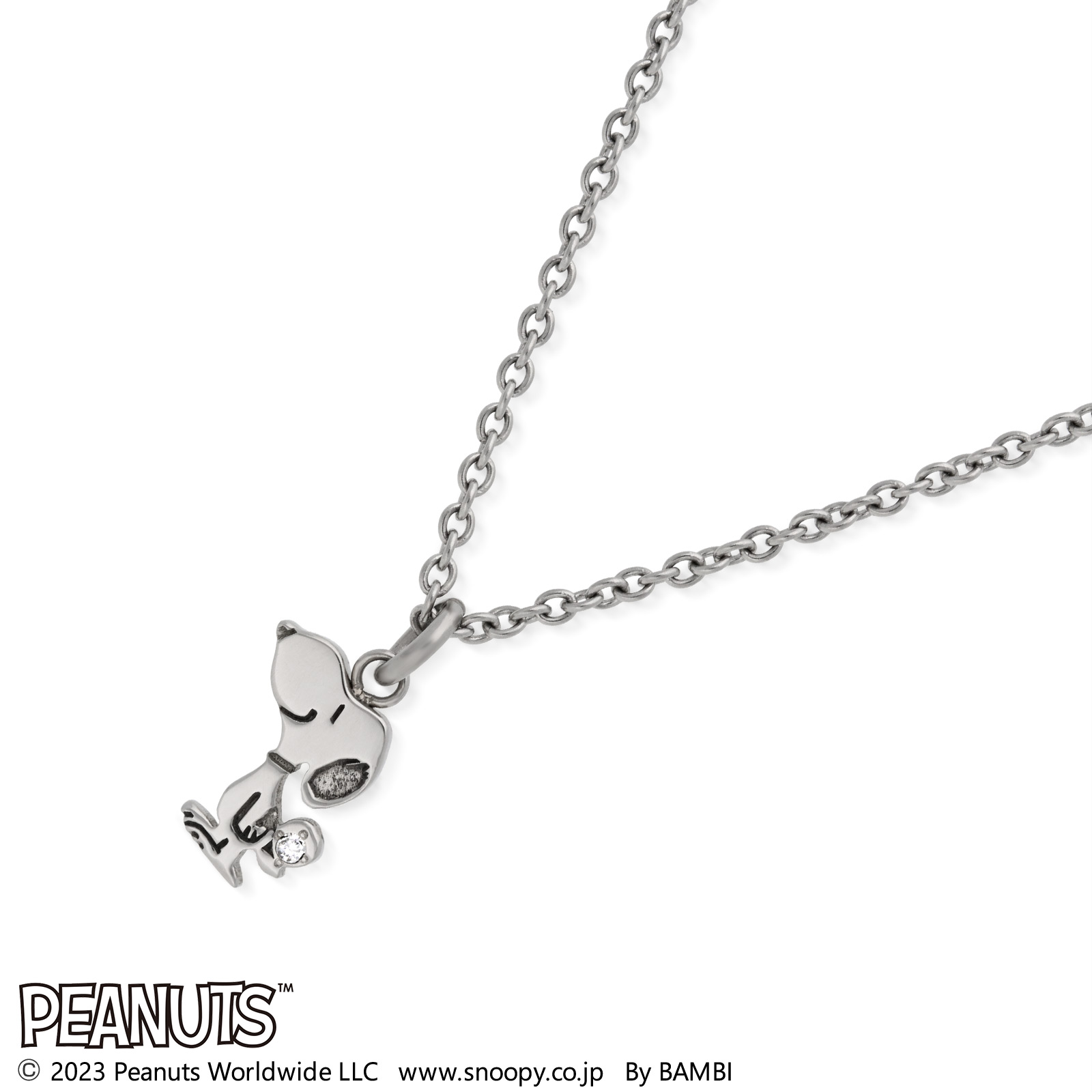 スヌーピー (SNOOPY) ステンレスネックレス KLNZ20011