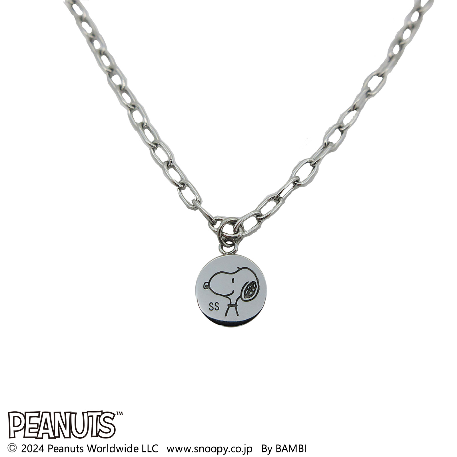 スヌーピー (SNOOPY) ステンレスネックレス KLNZ20013