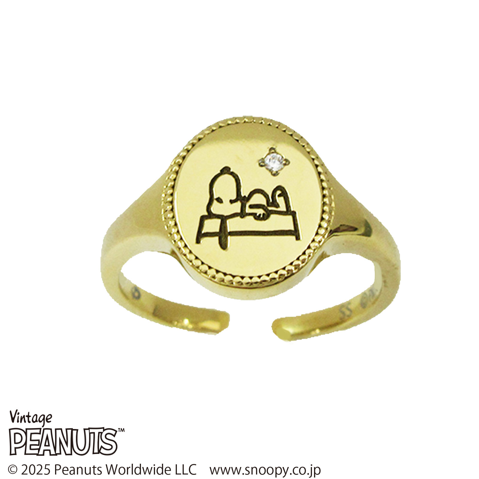 スヌーピー (SNOOPY) ステンレスリング KLRZL004