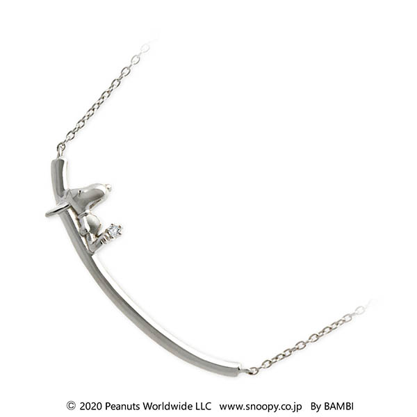 スヌーピー (SNOOPY) シルバーネックレス KNIA0010