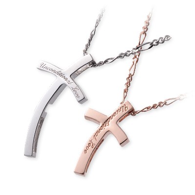 KENBLOOD シルバーペアネックレス KP-347A-SV-KP-347B-PK