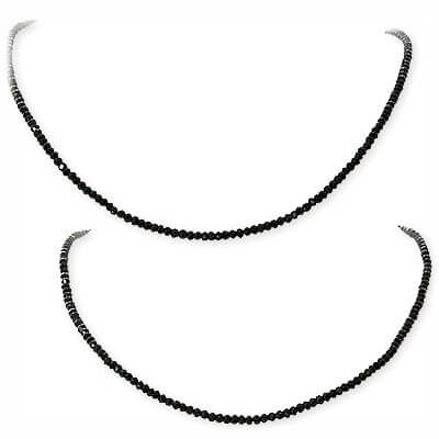 LA PUREZZA シルバーペアネックレス LABKSP030-45-LABKSP030-40