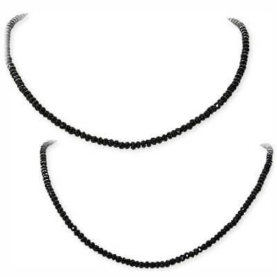 LA PUREZZA シルバーペアネックレス LABKSP040-45-LABKSP040-40